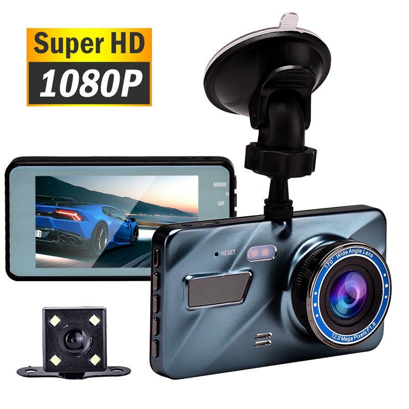 3 in 1 Rear View Dual Camera Full HD Night Vision Car Dash Camera - Headphone store