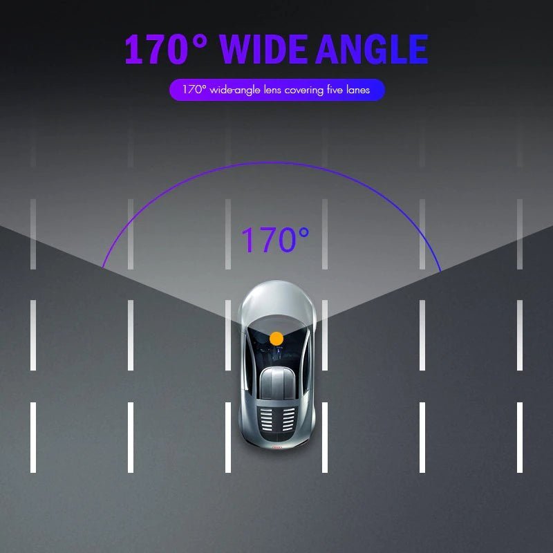 3 in 1 Rear View Dual Camera Full HD Night Vision Car Dash Camera - Headphone store