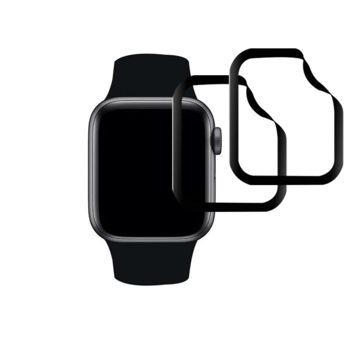 (APPLE WATCH) Shatterproof 3D Curve Screen Guard (2 Pack) - Headphone store