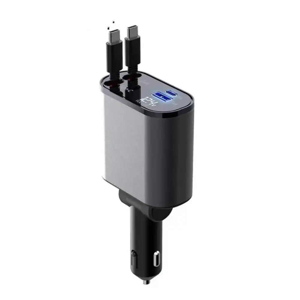 FAST 100W Car Phone Charger Lighter USB And TYPE - C Adapter - Headphone store