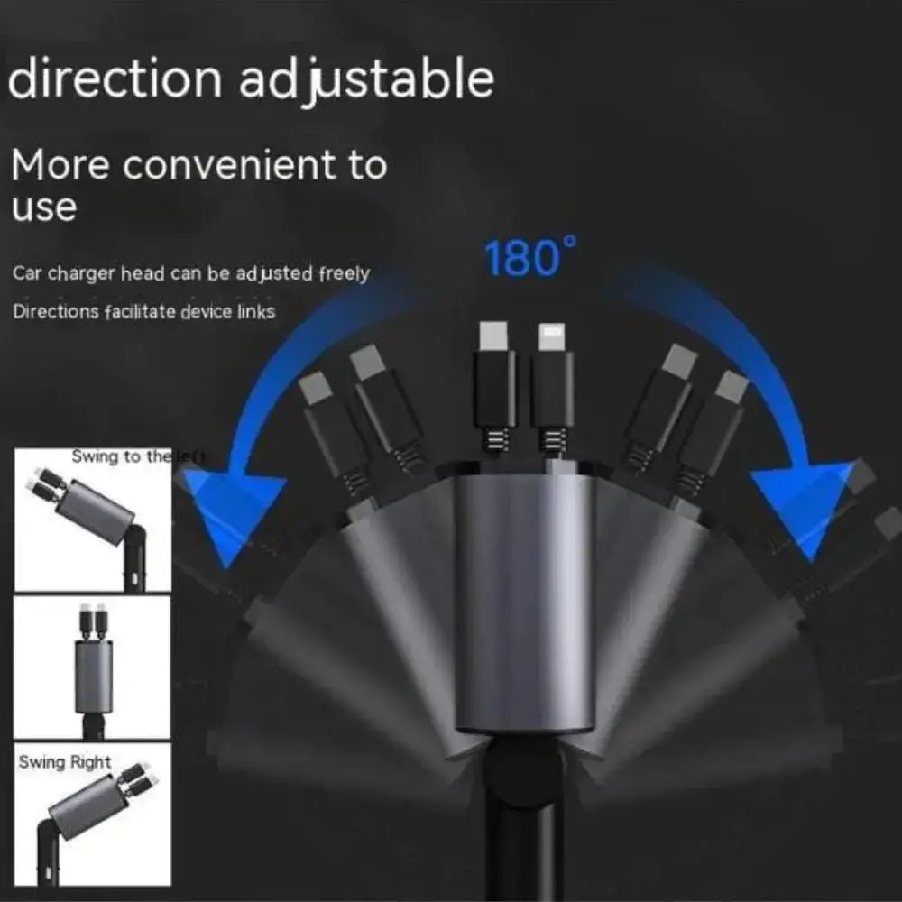 FAST 100W Car Phone Charger Lighter USB And TYPE - C Adapter - Headphone store
