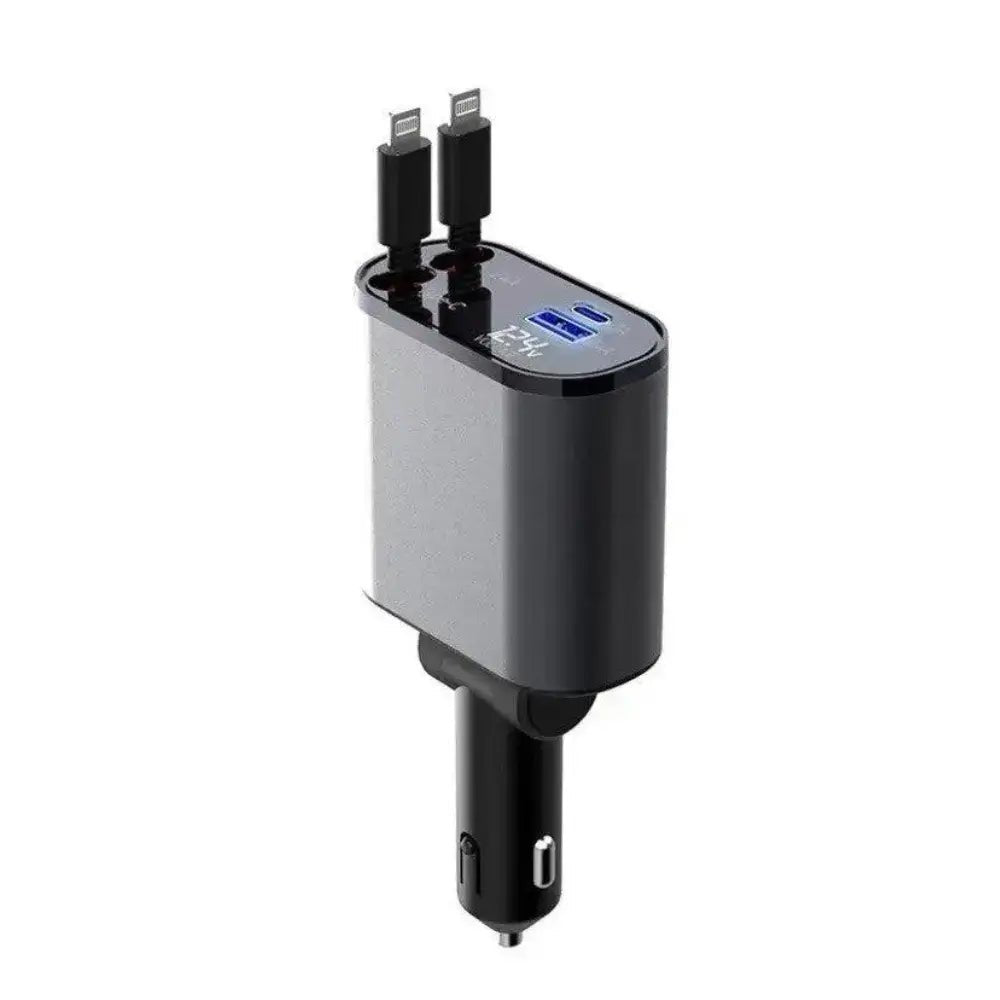 FAST 100W Car Phone Charger Lighter USB And TYPE - C Adapter - Headphone store