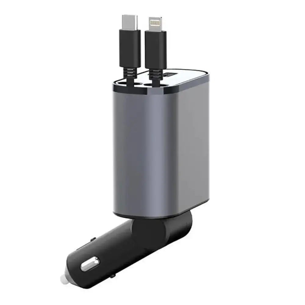 FAST 100W Car Phone Charger Lighter USB And TYPE - C Adapter - Headphone store