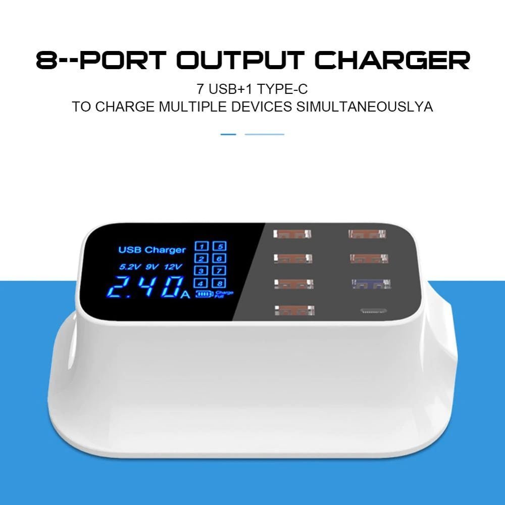 Multi - Port USB Charger Station Type C - Headphone store
