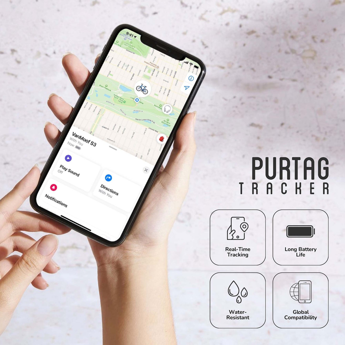 On - the - Go Essentials Bundle: Wireless Speaker & Purtag Tracker - Headphone store