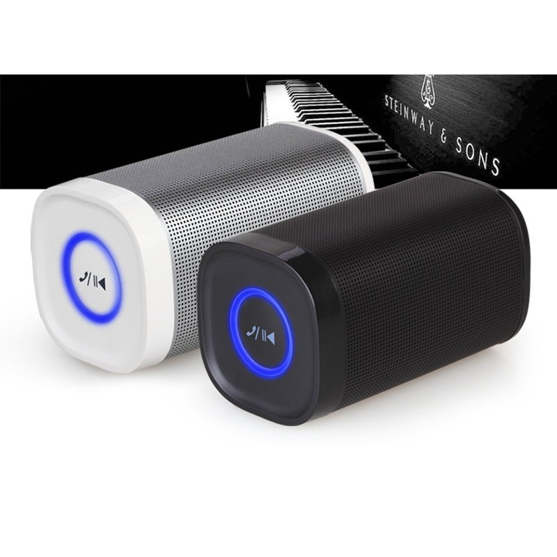 Wireless Portable 360° Bluetooth Universal Speaker White - Headphone store