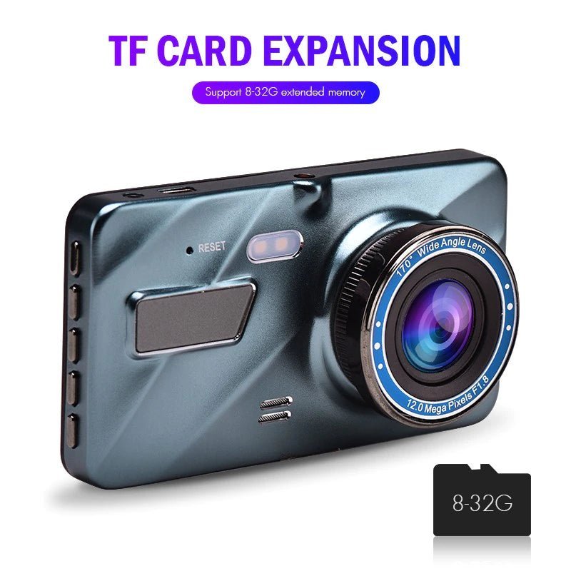 3 in 1 Rear View Dual Camera Full HD Night Vision Car Dash Camera - Headphone store