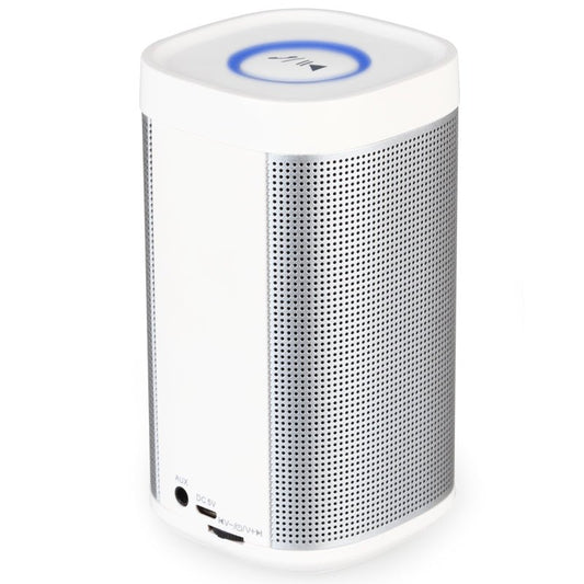 Wireless Portable 360° Bluetooth Universal Speaker White - Headphone store